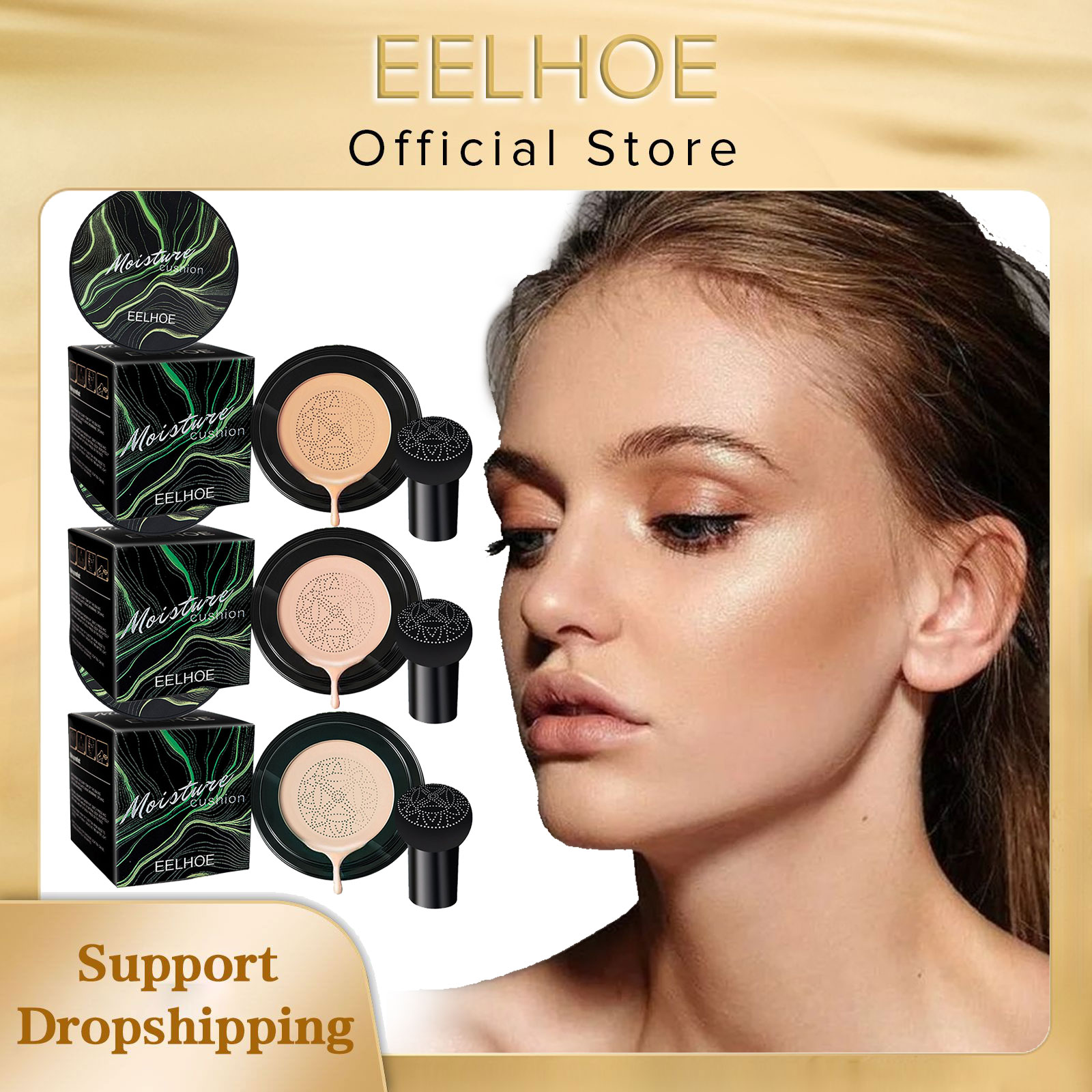 Bb Cushion Korean - EELBathroom E-Fond de teint dissimulant professionnel,