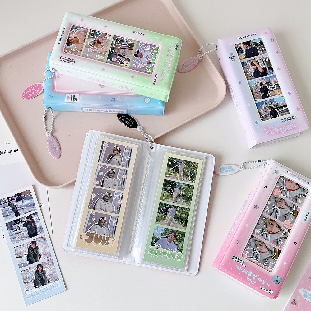 Porte-cartes photo 4 panneaux  - Korean Lifestyle Student avis et prix