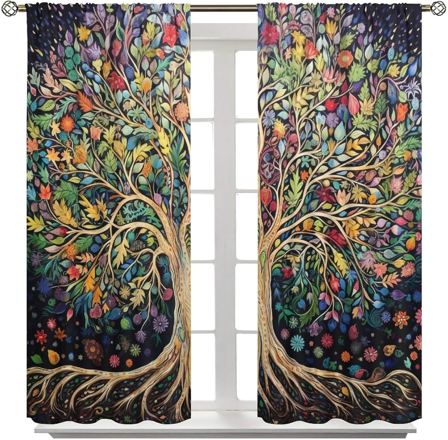 Rideaux Arbre de Vie, Art Abst - Korean Arts And Lifestyle avis et prix