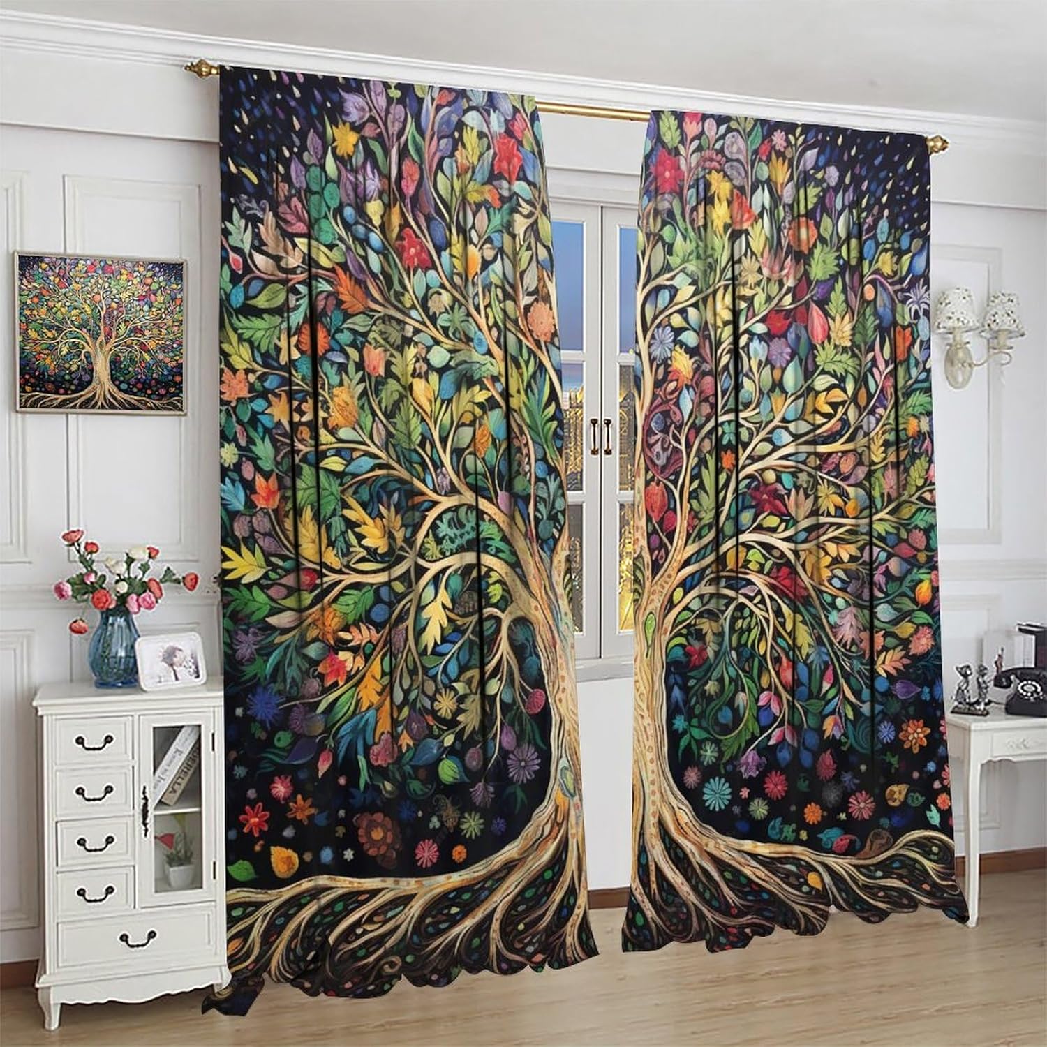 Rideaux Arbre de Vie, Art Abst - Korean Arts And Lifestyle avis et prix